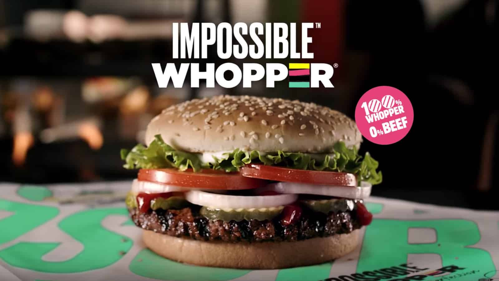 Impossible Whopper: The Plant Based Meat Burger by Burger King!